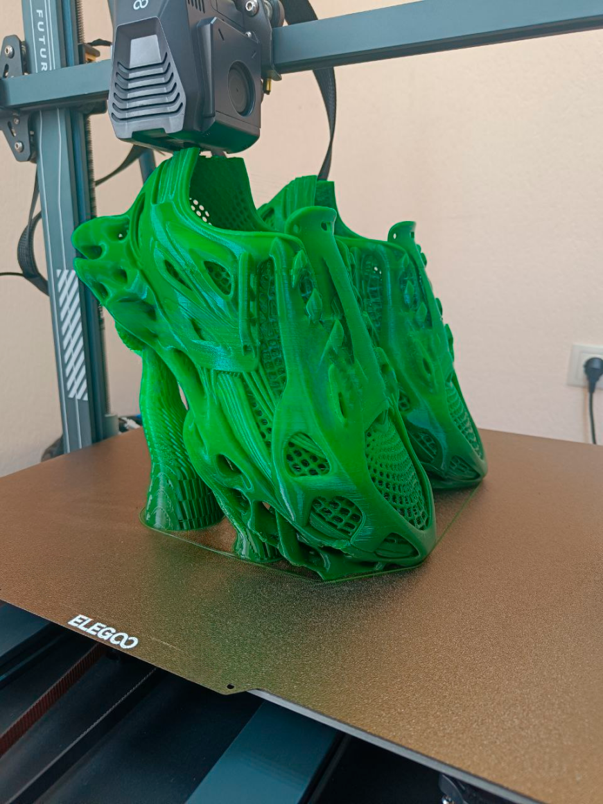 Кроссовки из TPU НИТ: эксперимент на Elegoo Neptune 4 Max