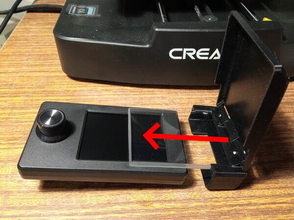 Защитное стекло и крышка для экрана на Creality Ender-3 V3 SE