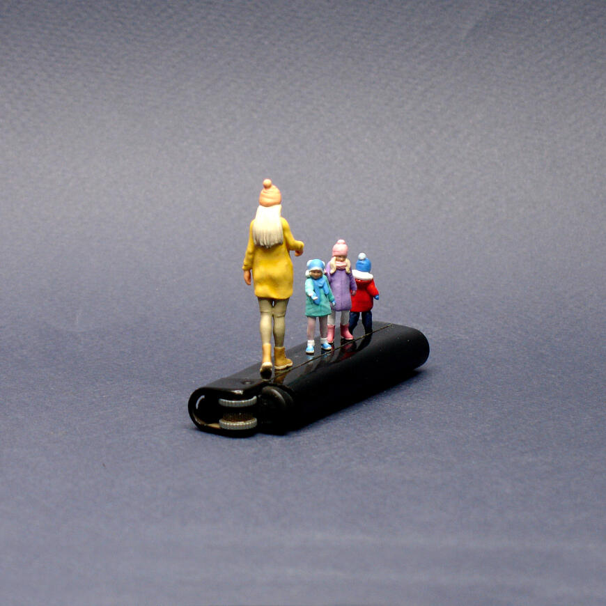 Детишки. Зимний вариант.