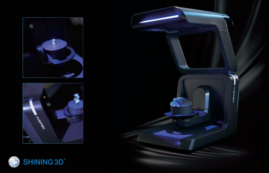SHINING 3D предлагает настольный метрологический 3D-сканер AutoScan Inspec