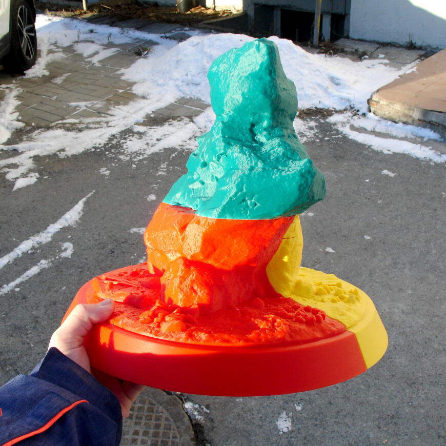 Основание диорамы.