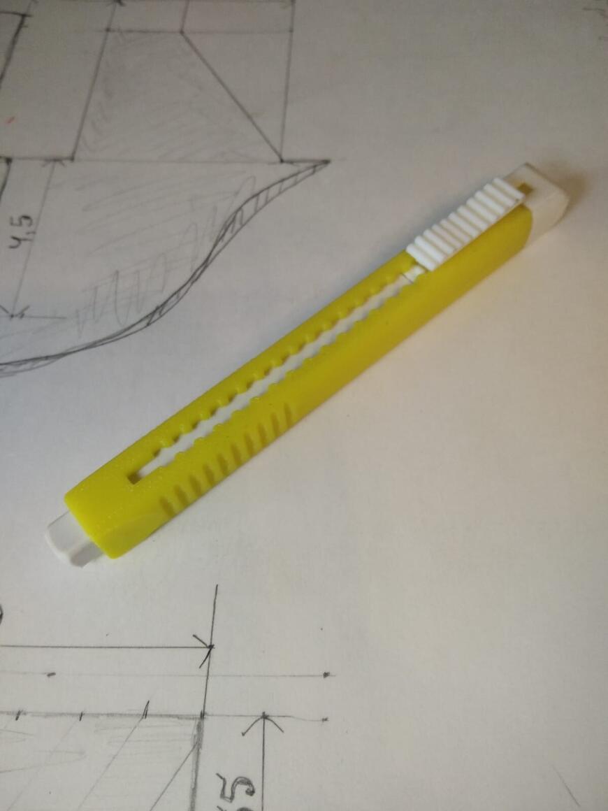 Выдвижной ластик-карандаш аналог Pentel Clic Eraser версии 1