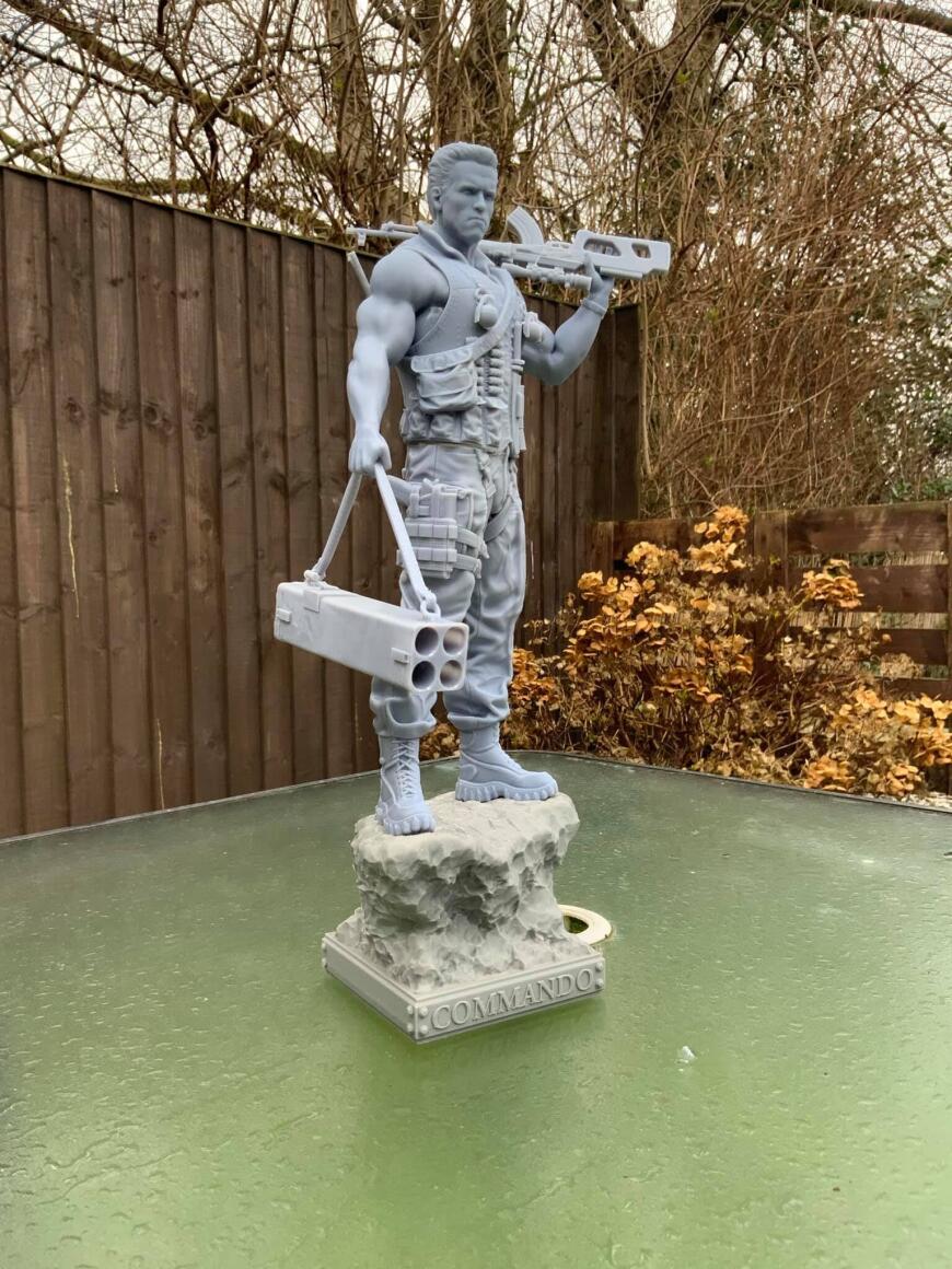 Arnold Schwarzenegger на Elegoo Saturn Mono X