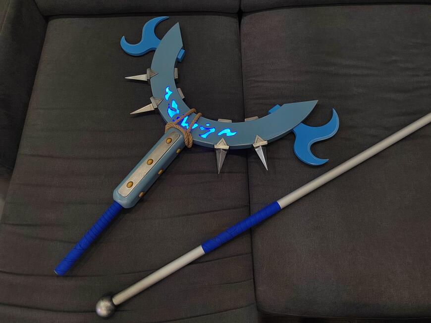 Делаем оружие персонажа Занка Ниджику из аниме Гачиакута + бонус