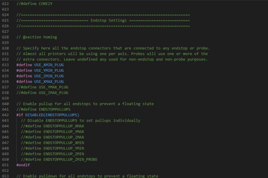 SKR 1.3 Marlin 2.0x проблема с ENDSTOPS механическими концевиками