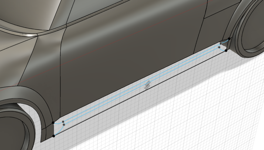 Придание толщины тонкой 3Д модели в Fusion 360