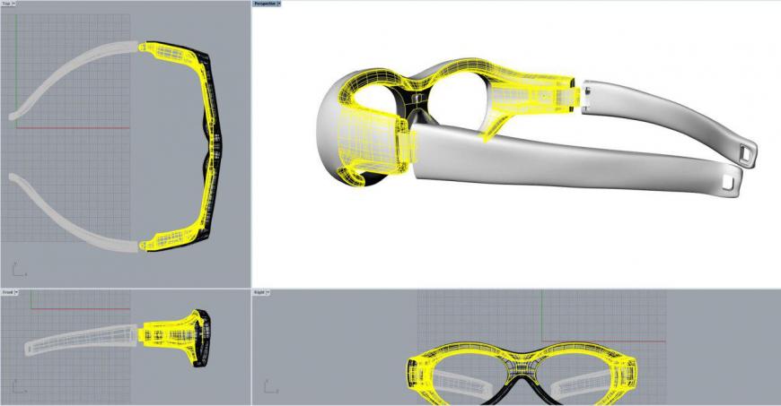3D-моделирование оправы очков