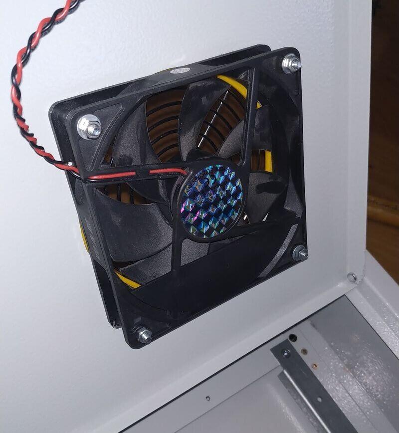 Крышка для вентилятора от компьютерного БП