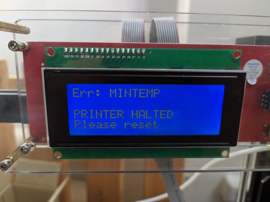 Большая температура при запуске