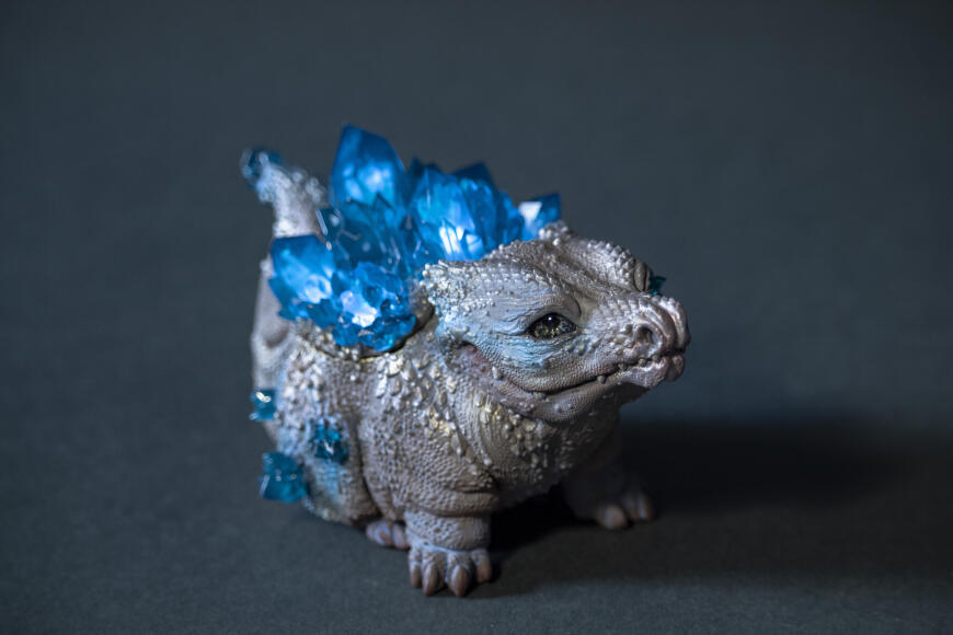 Micro-Croc - милая 3Д печатная шкатулка собственной разработки.