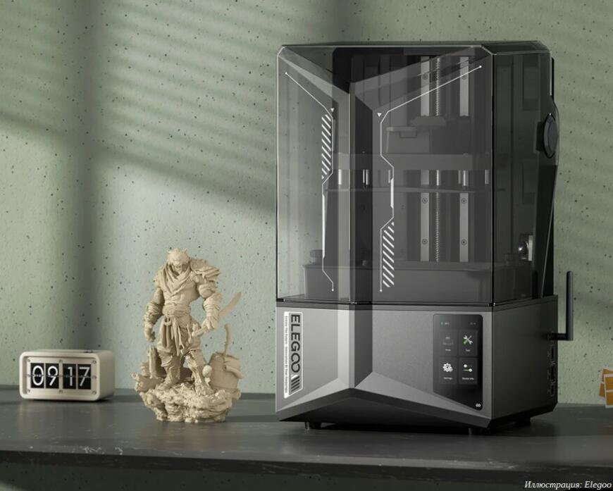 Elegoo выпустила MSLA 3D-принтеры Saturn четвертого поколения