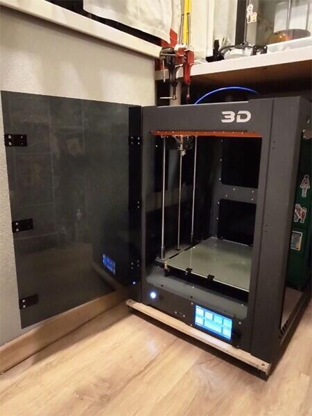 Собрать 3Д принтер из набора для сборки с областью печати 300х300х350 мм, что в итоге получим.