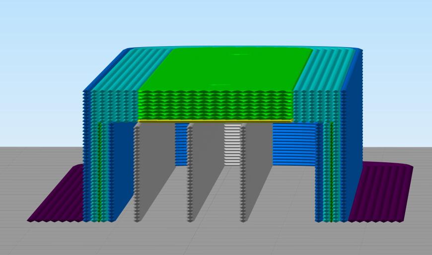 Simplify3D странно делает заполнение на поддержках