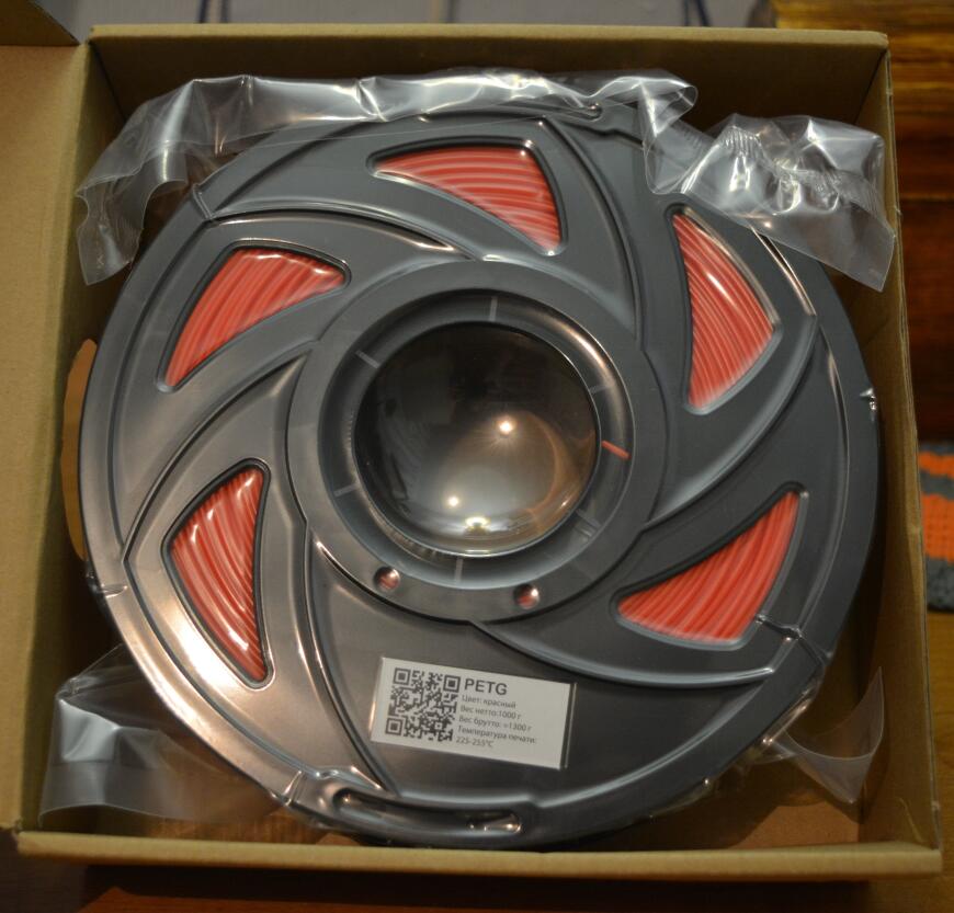 Обзор пластика PETG красный от RSCrossbridge