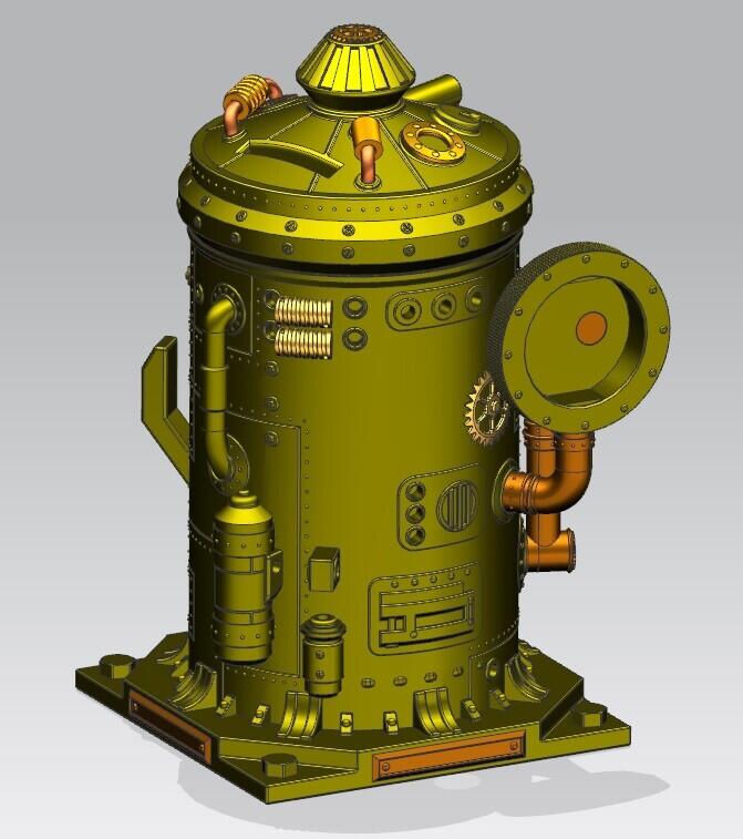 Steampunk часы, копилка и стакан для ручек