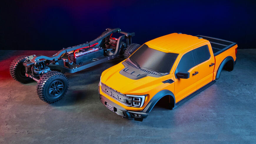 RC модель Ford F-150 Raptor на 3D принтере