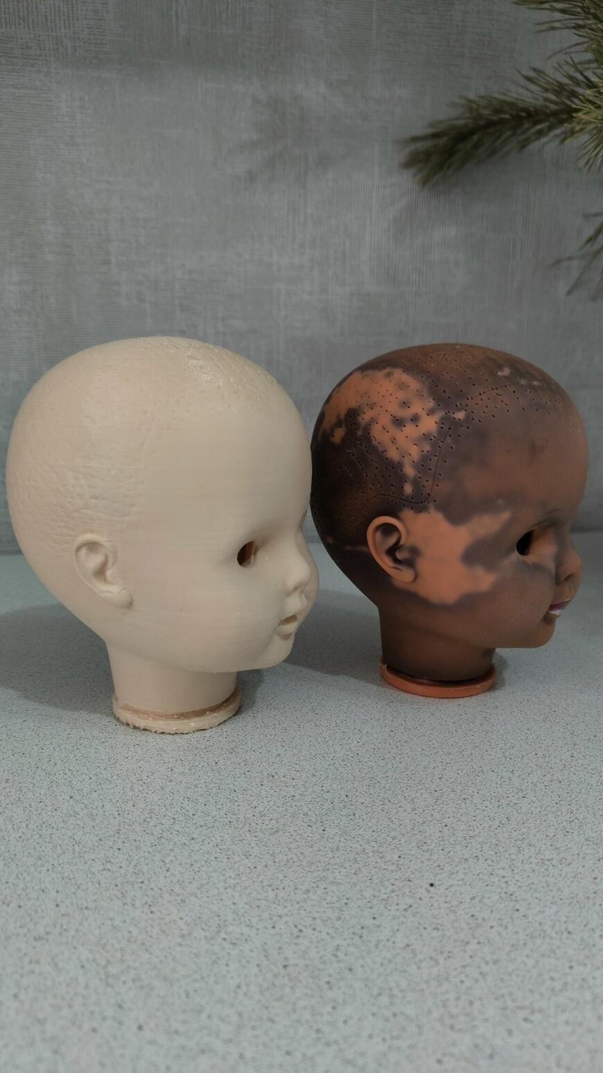 Печать головы куклы из TPU