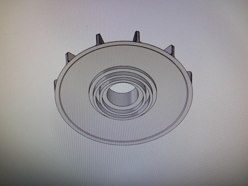 Крыльчатка обдува электродвигателя