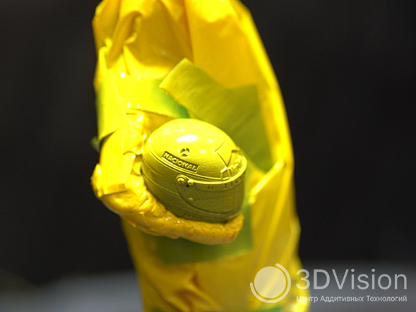 Кейс 3DVision: напечатали и раскрасили фигурку Айртона Сенны