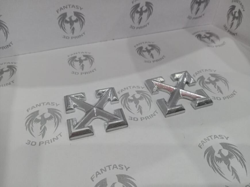 Значок фирмы Off-White для ремонта туфель