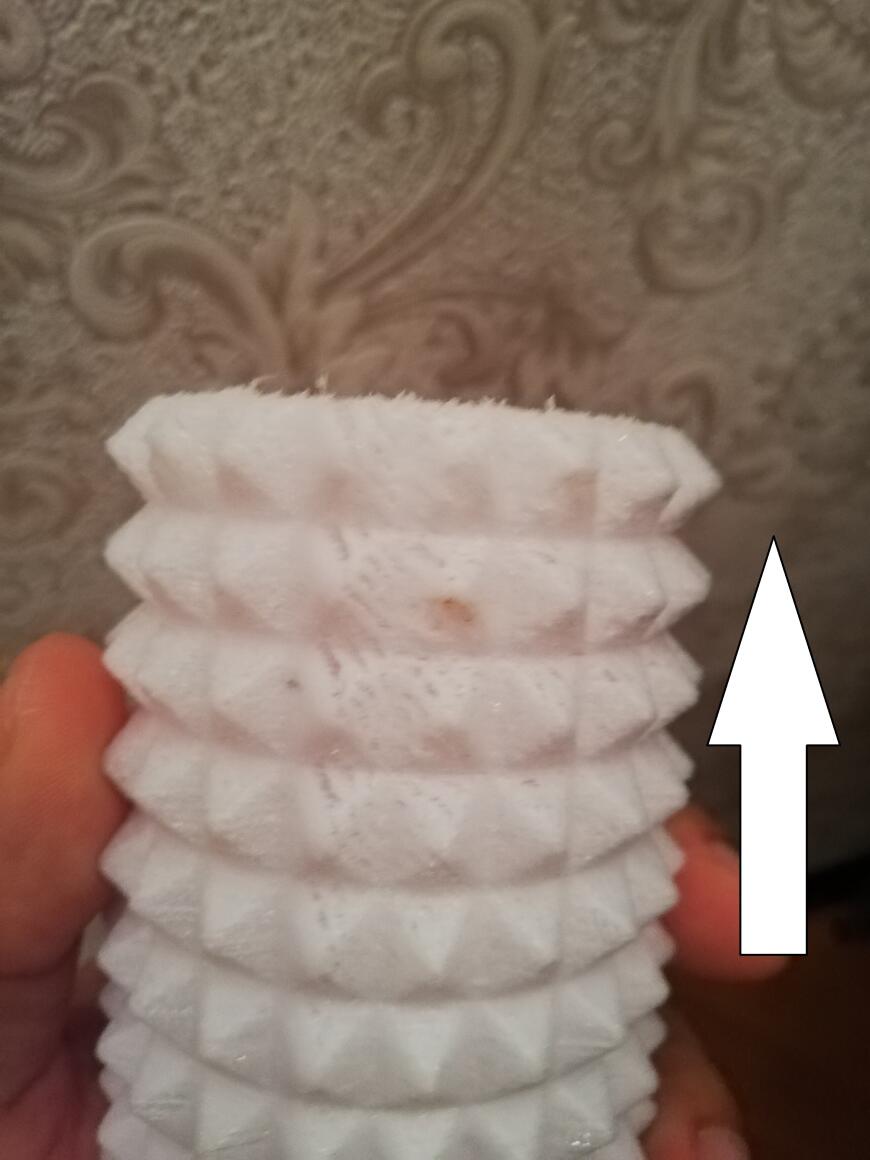 Качество печати ухудшается с высотой