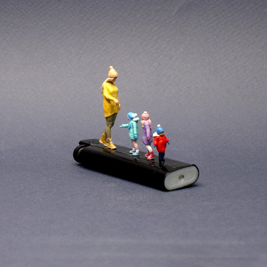 Детишки. Зимний вариант.