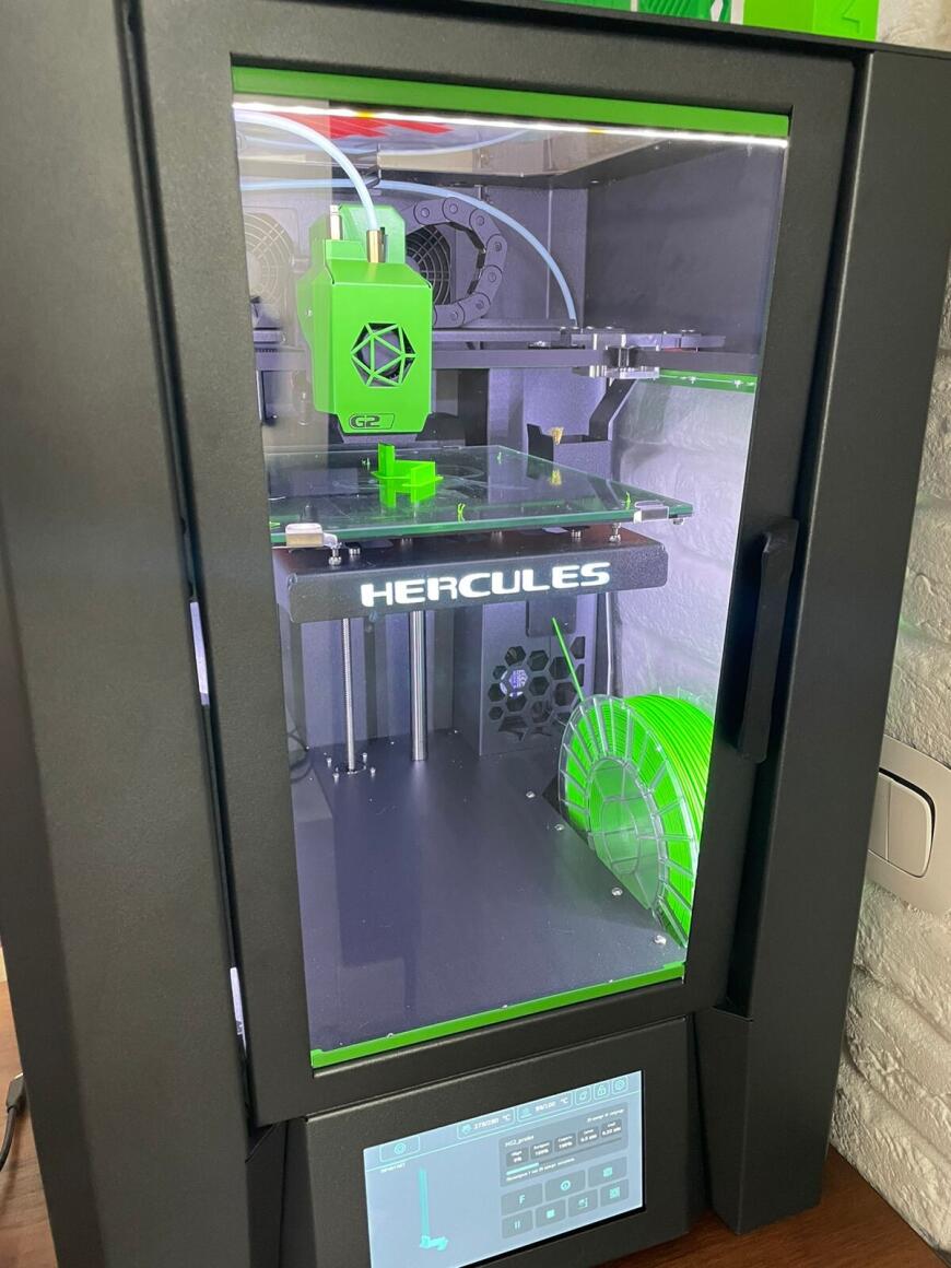 Hercules G2 - Новый опыт работы с 3D печатью