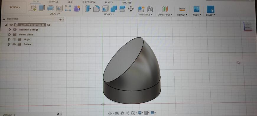 Fusion 360. Как поднять цилиндр...