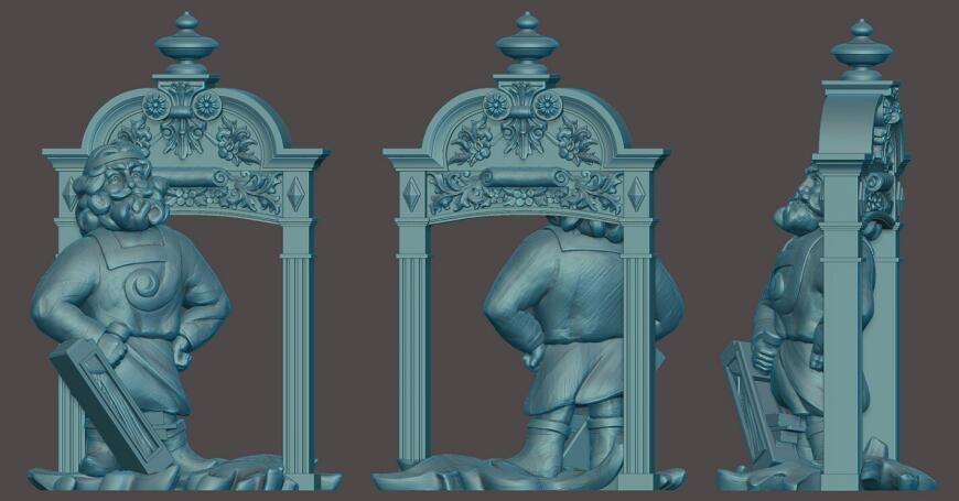 Применение 3D печати и 3D моделирования в процессе создания городской скульптуры