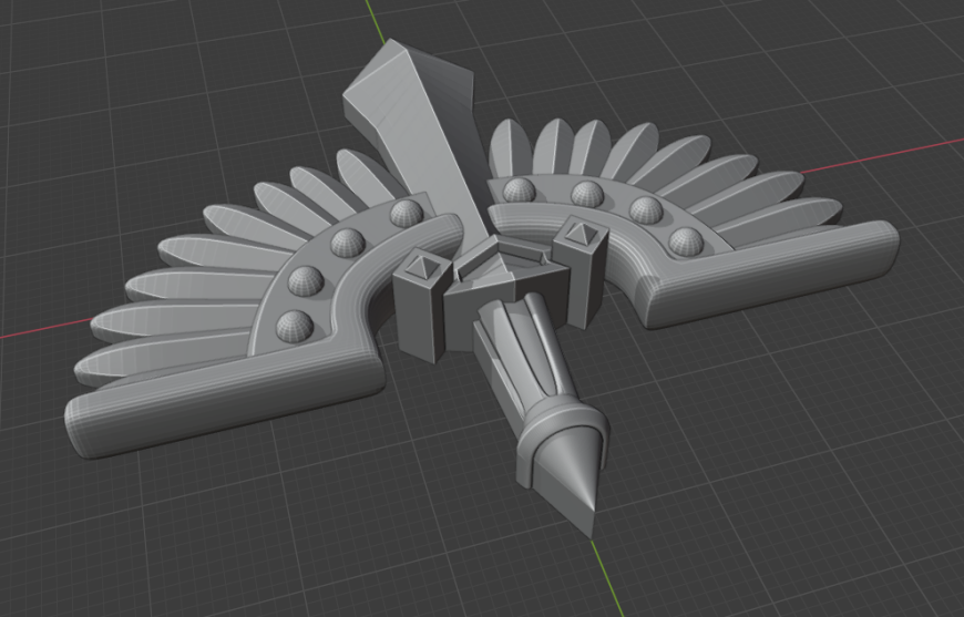 Значок Темных Ангелов из Warhammer 40000