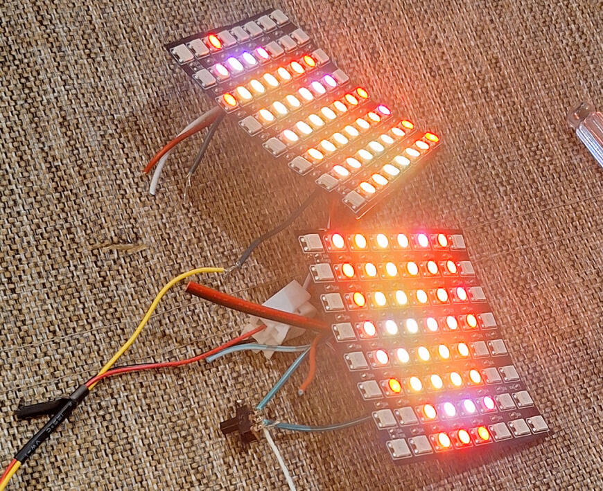 Модульные пиксельные экраны, часть 3: смола, силикон и 8х8