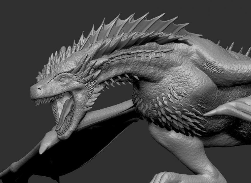 3D печатный Дракон фан-арт