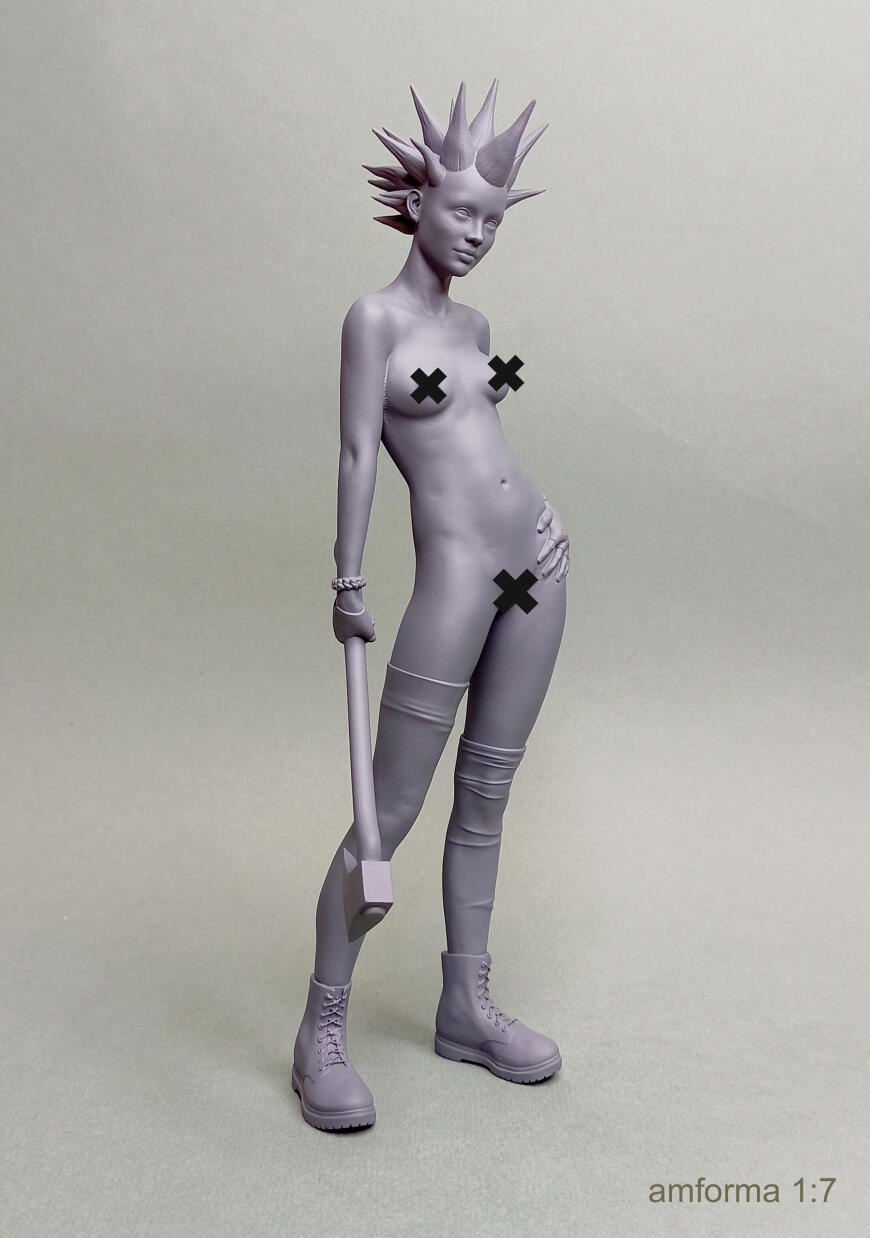 Девушка панк Девушка панк