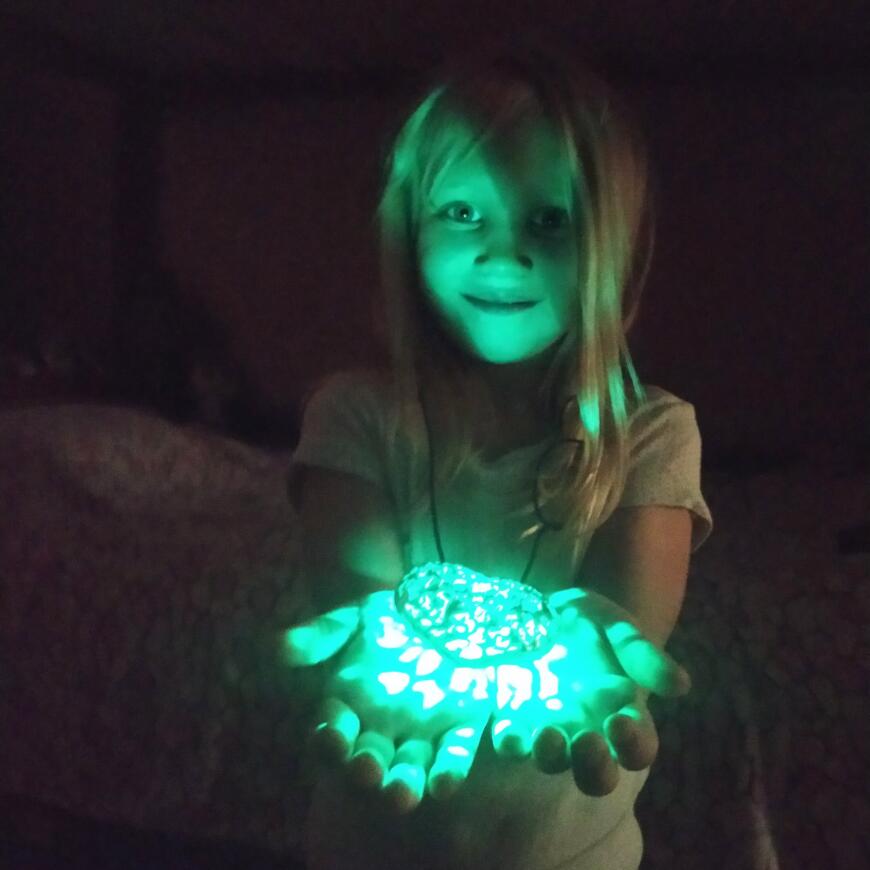 Модель светящегося кулона на фотополимерном принтере