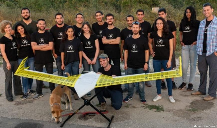 Израильские студенты построили 3D-печатный летающий беспилотник с активным аэроэластичным крылом