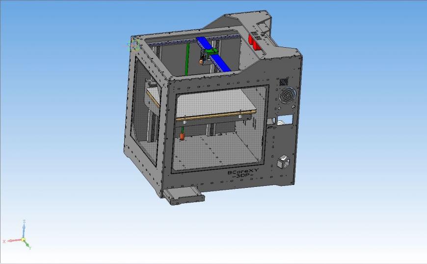 -3DP-BCoreXY- широкоформатный принтер под тяжелую печать. Откуда растут 