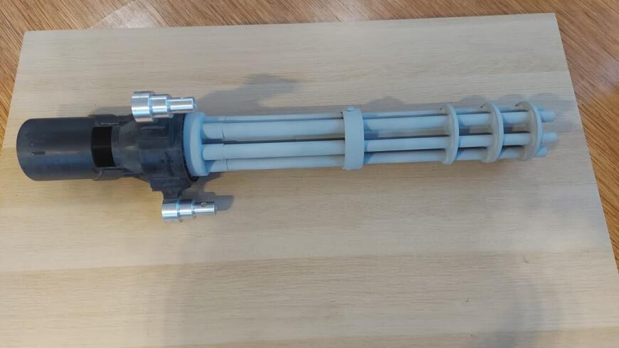 M 134 Minigun, масштаб 1/1