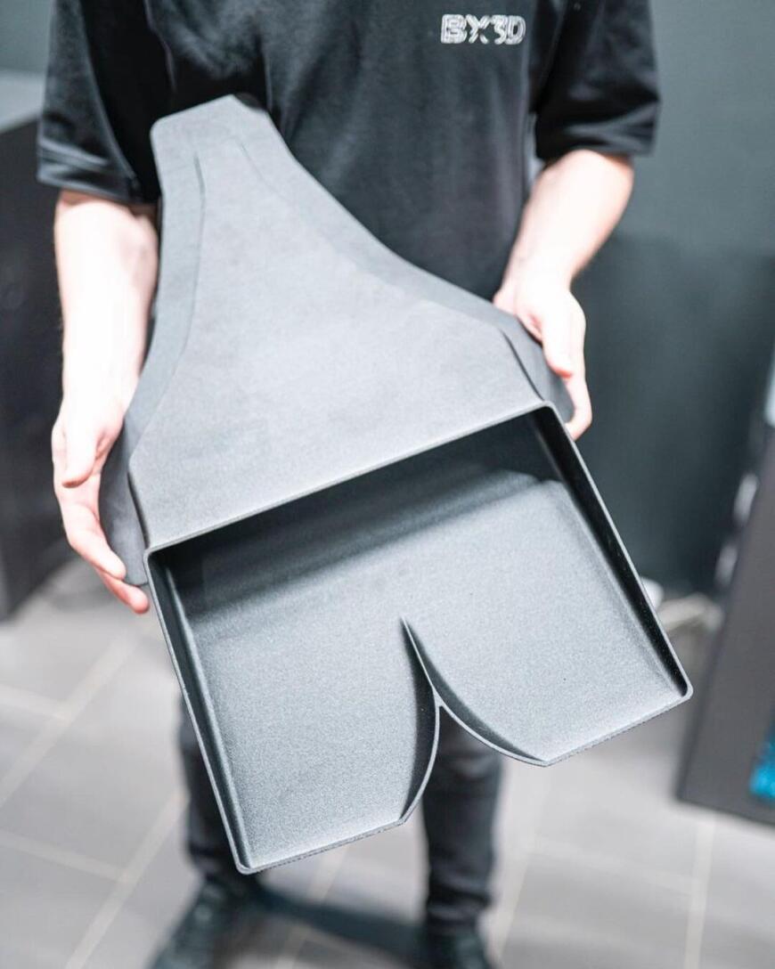 3D-печать воздухозаборника без разделения на части. BOX3D