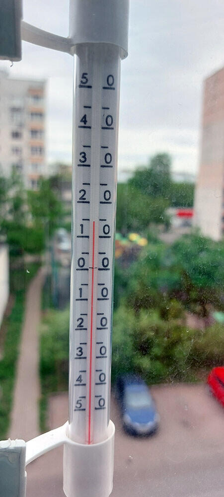 Печать шкалы термометра
