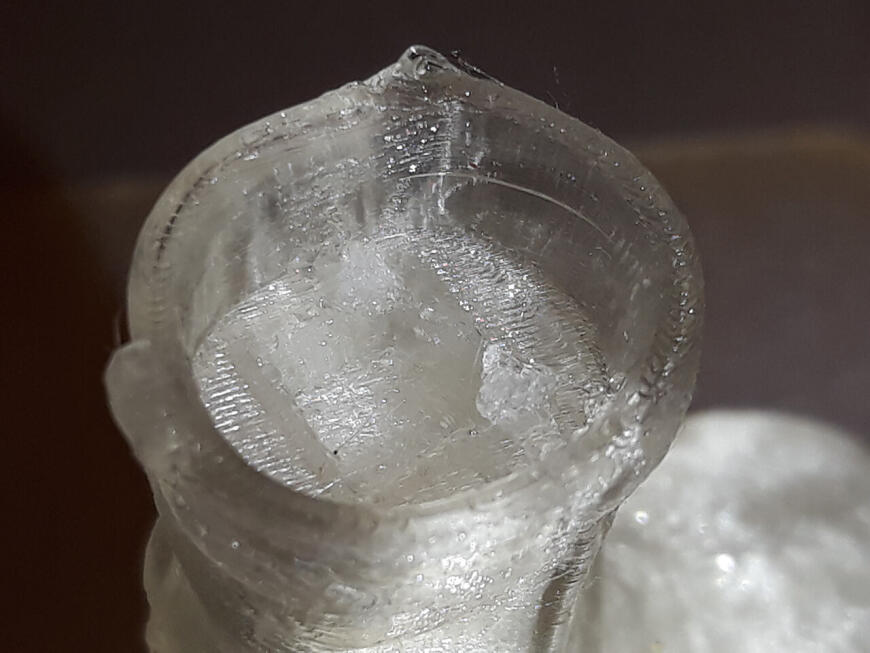 Сапог из PETG высотой слоя 0.05мм. или 50 микрон. + ещё сапоги