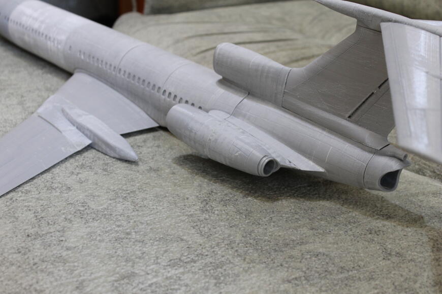 Ту-154 Б-2, масштаб 1:43