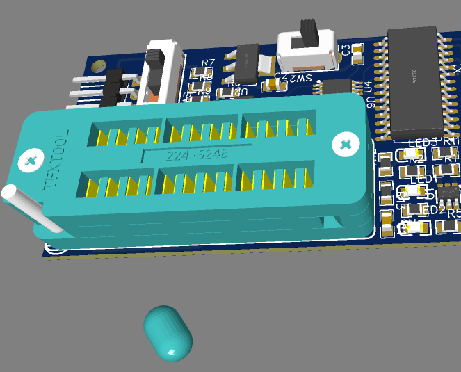 Создание 3D-модели панельки EasyEDA в FreeCAD