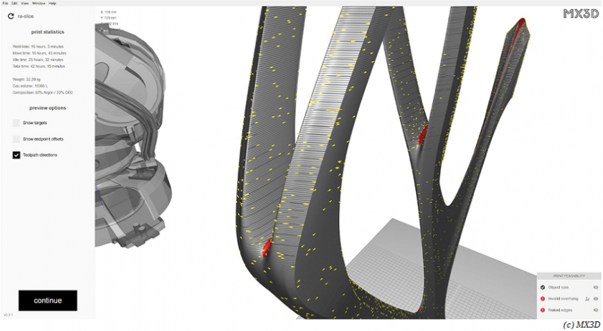 MX3D предлагает программное обеспечение для роботизированных аддитивных систем