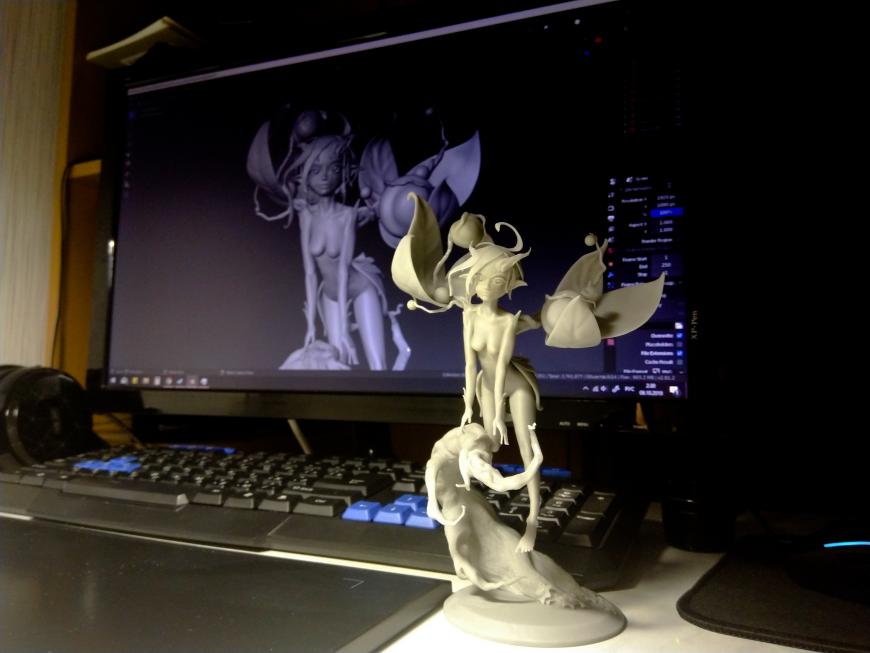 DLP 3D-печать цифровой скульптуры
