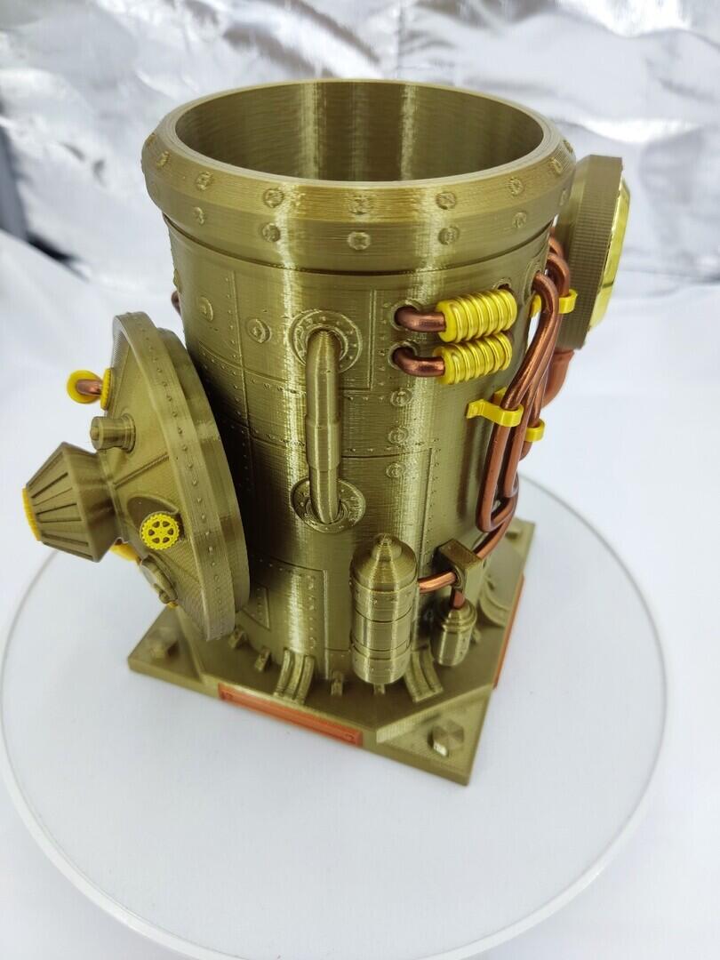 Steampunk часы, копилка и стакан для ручек