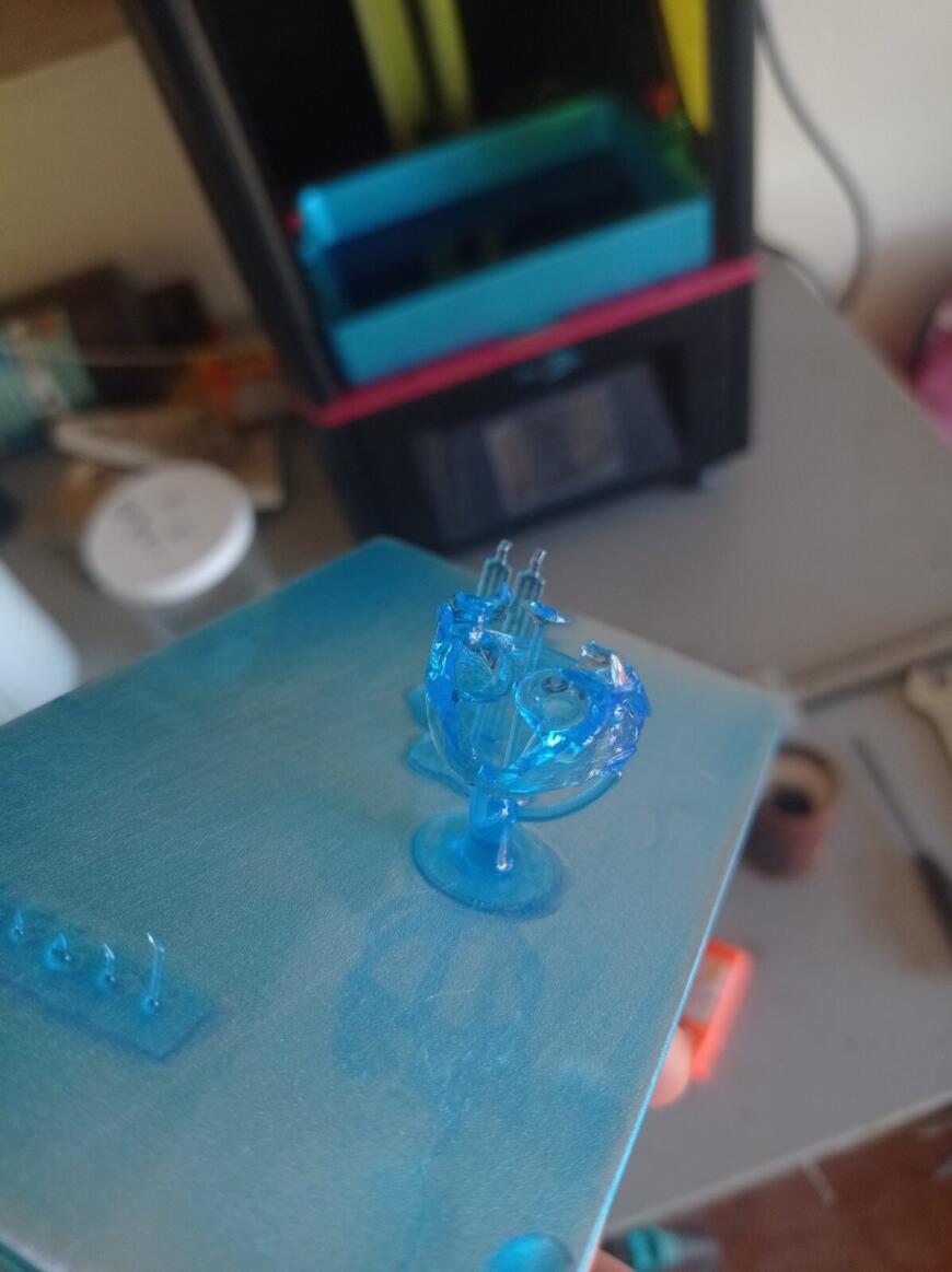 Anycubic Photon и  FormFutura Castable Wax Resin проблема печати. ХЕЛП