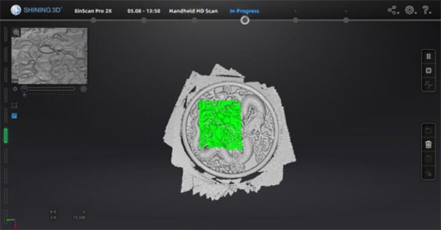 О ручном 3D-сканировании в режиме высокой детализации