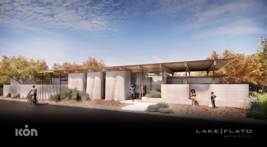 Нулевой дом: ICON строит первое здание в новой серии 3D-печатных жилищ