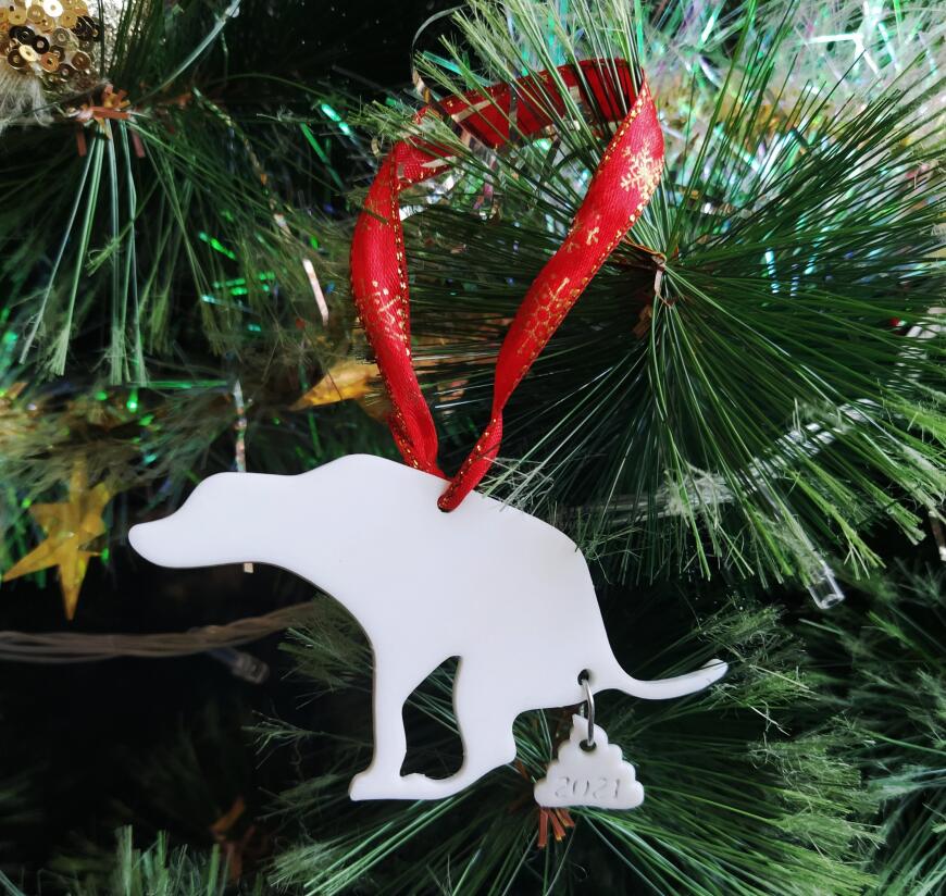 Ёлочная игрушка собака Ёлочная игрушка собака