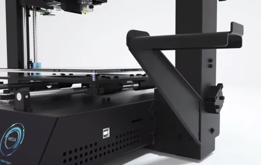 Как убрать держатель катушки на Anycubic Mega S